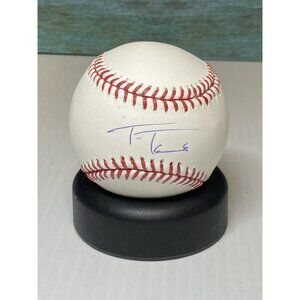 Trea Turner Autographed Baseball Dodgers Nationals Phillies MLB